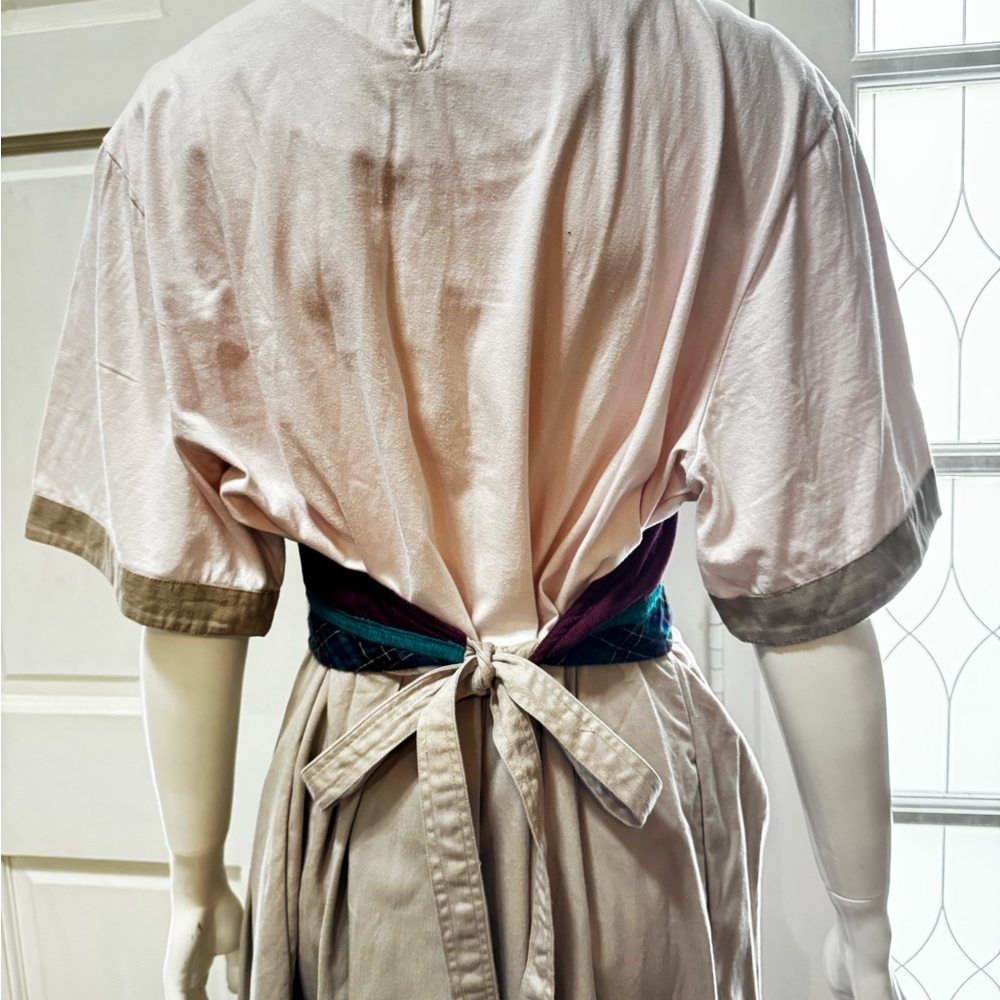 Country wear Vintage 90s 100% Cotton Sz 18 Teacher  Cottagecore MomCore L#37 - Picture 10 of 12